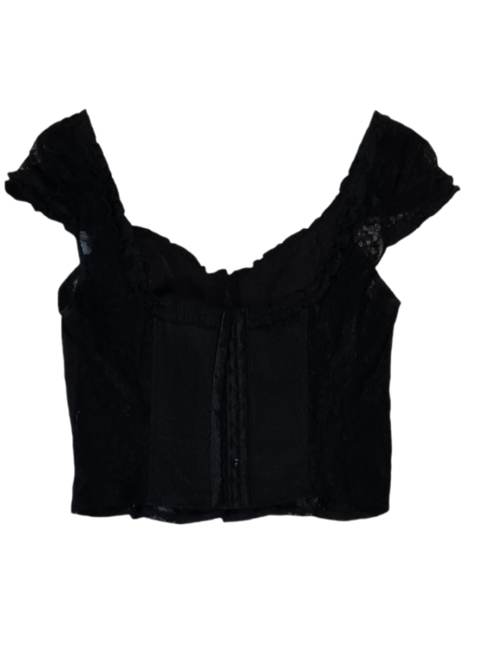 Forever 21 Black Corset Top Women's Small - Picture 3 of 3